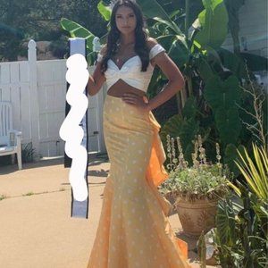 2 piece sherri hill gown